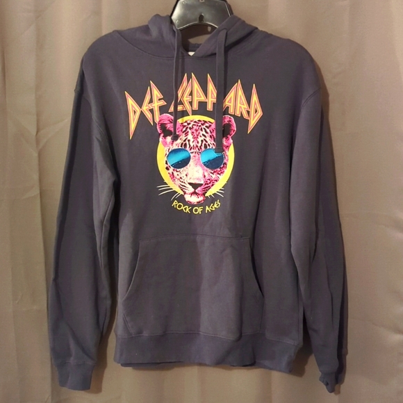 Def Leppard Tops - Def Leppard women's pullover hoodie
